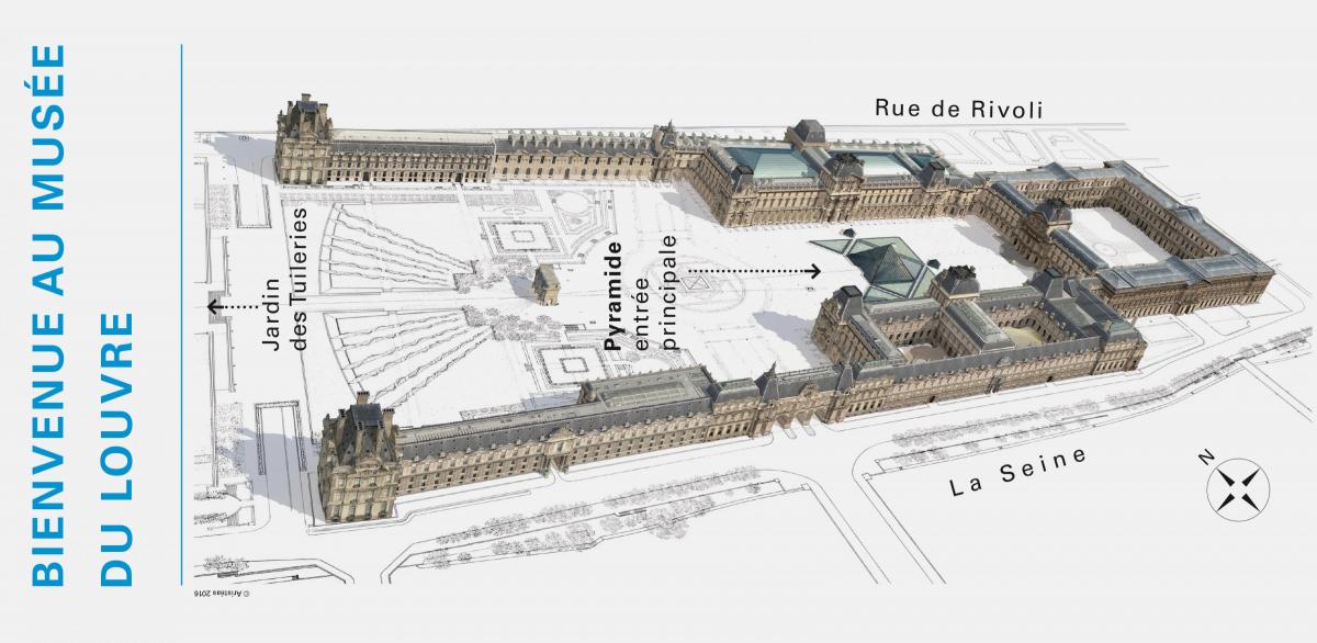 Mappa di Museo del Louvre