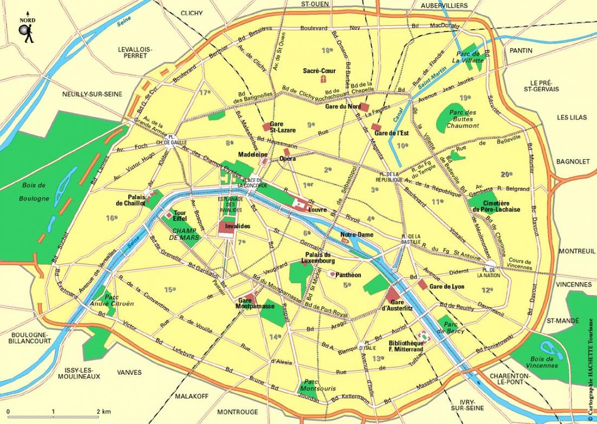 Mappa delle stazioni di parigi