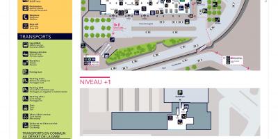 Mappa della stazione di Bercy