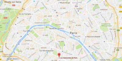 Mappa delle Catacombe di Parigi