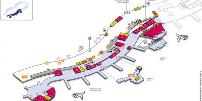 Mappa di aeroporto CDG terminal 2A