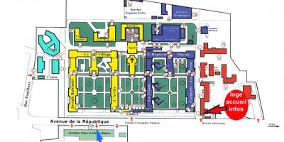 Mappa di Carlo-Foix ospedale