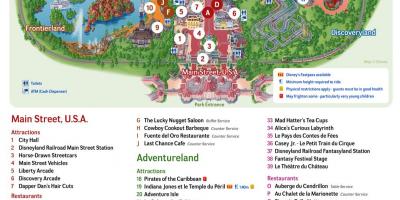 Mappa di Disneyland Paris