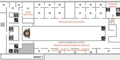 Mappa del Musée d'Orsay di Livello 2