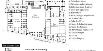Mappa di Palazzo Dell'Eliseo