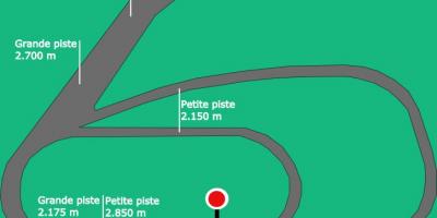 Mappa dell'Ippodromo di Vincennes