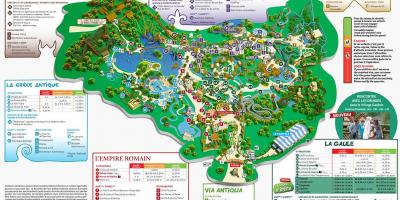 Mappa di parco di Asterix