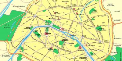 Mappa delle stazioni di parigi