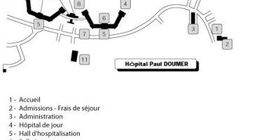 Mappa di Paul Doumer ospedale