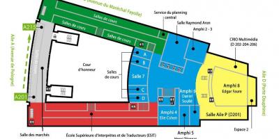 Mappa di Università Dauphine - piano 2